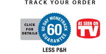 60-Day Money Back Guarantee | As Seen on TV